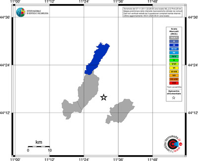 Mappa MCS - territori comuni
