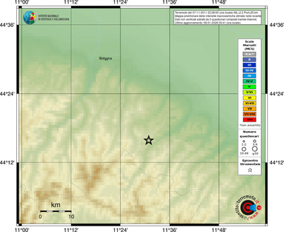 Mappa MCS - località