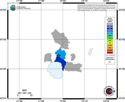 Mappa EMS - territori comuni