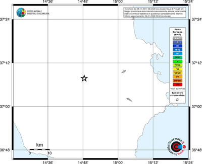 Mappa EMS - territori località