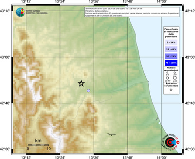 Mappa comuni con almeno 3 questionari