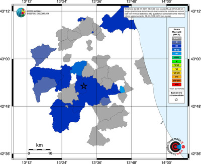 Mappa MCS - territori comuni