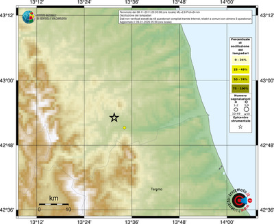 Mappa comuni con almeno 3 questionari
