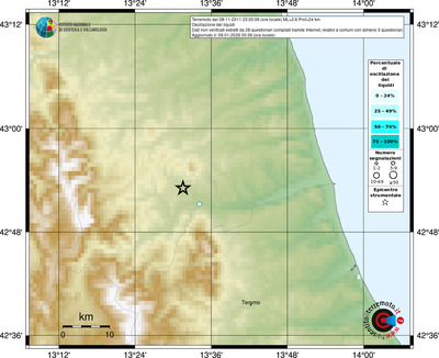 Mappa comuni con almeno 3 questionari
