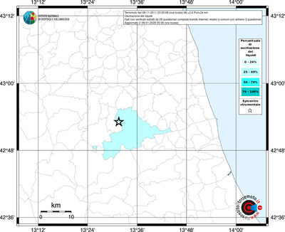 Mappa territorio comunale con almeno 3 questionari