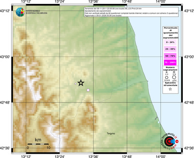 Mappa comuni con almeno 3 questionari