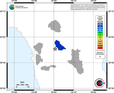 Mappa EMS - territori comuni