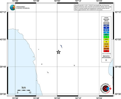 Mappa MCS - territori località