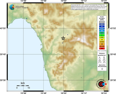 Mappa EMS - località