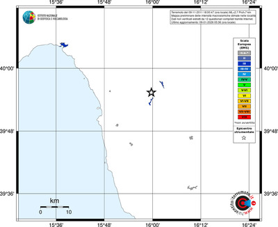 Mappa EMS - territori località