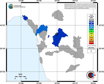 Mappa EMS - territori comuni