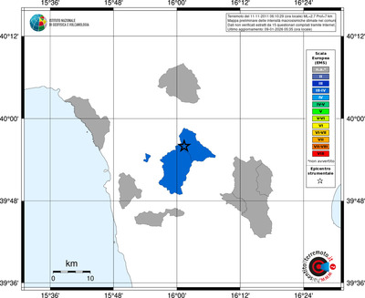 Mappa EMS - territori comuni
