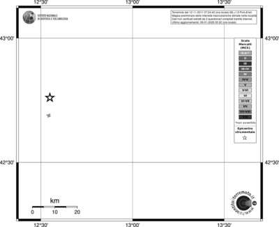 Mappa MCS - territori località