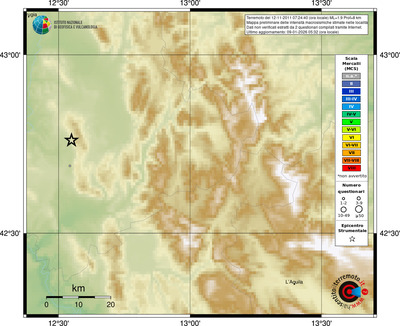 Mappa MCS - località