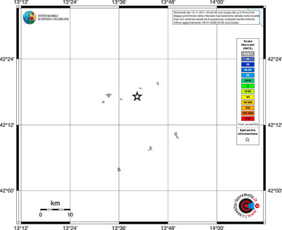 Mappa MCS - territori località