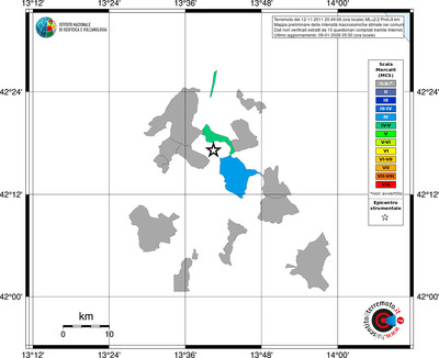 Mappa MCS - territori comuni