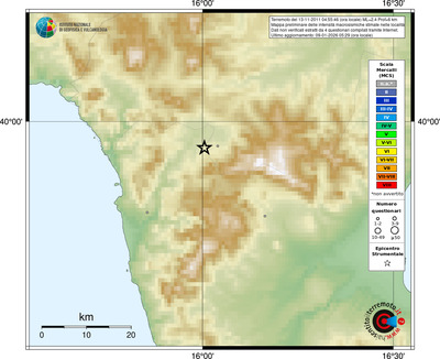 Mappa MCS - località