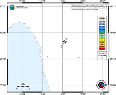 Mappa EMS - territori località