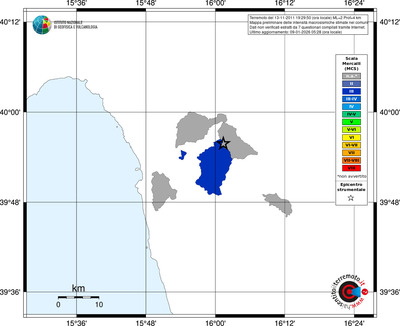 Mappa MCS - territori comuni