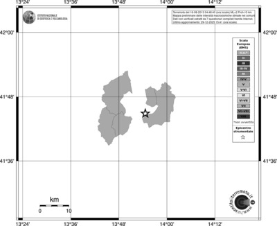 Mappa EMS - territori comuni