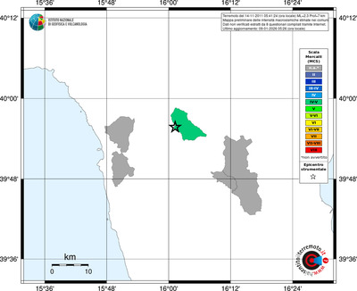 Mappa MCS - territori comuni