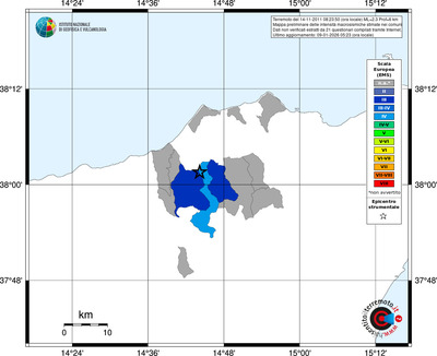 Mappa EMS - territori comuni
