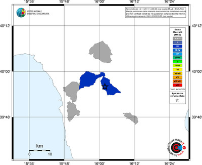 Mappa MCS - territori comuni