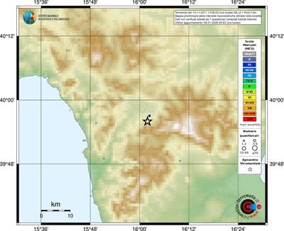 Mappa MCS - località