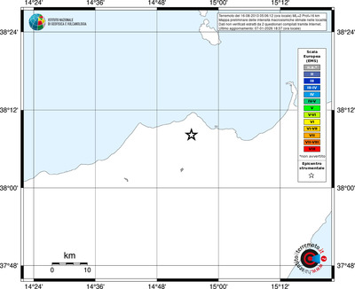 Mappa EMS - territori località