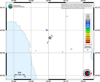 Mappa EMS - territori località