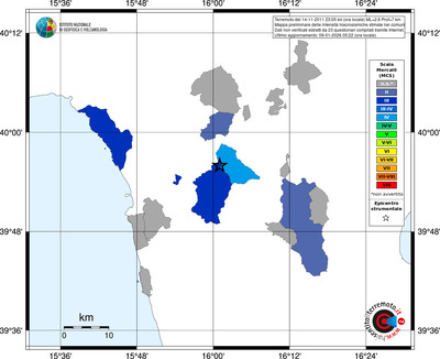 Mappa MCS - territori comuni