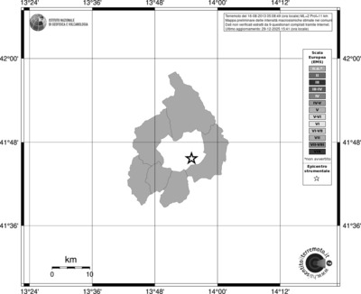 Mappa EMS - territori comuni