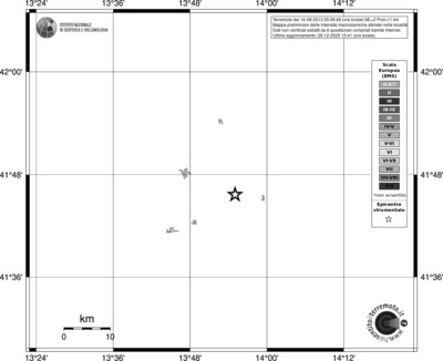 Mappa EMS - territori località