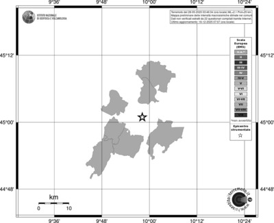 Mappa EMS - territori comuni