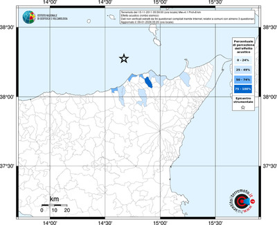 Mappa territorio comunale con almeno 3 questionari