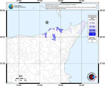 Mappa territorio comunale con almeno 3 questionari