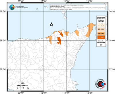 Mappa territorio comunale con almeno 3 questionari
