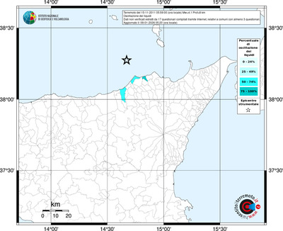 Mappa territorio comunale con almeno 3 questionari