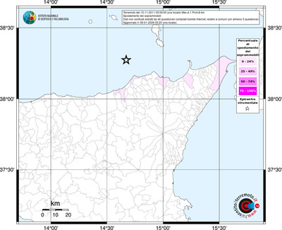 Mappa territorio comunale con almeno 3 questionari