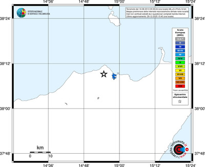 Mappa EMS - territori località