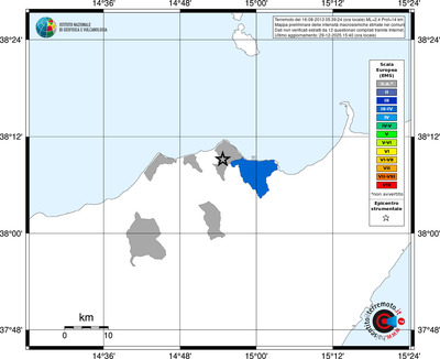 Mappa EMS - territori comuni