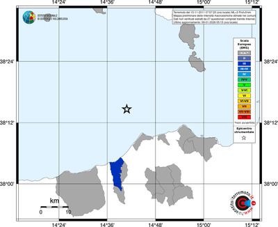 Mappa EMS - territori comuni
