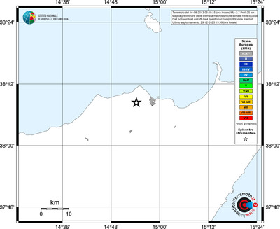 Mappa EMS - territori località