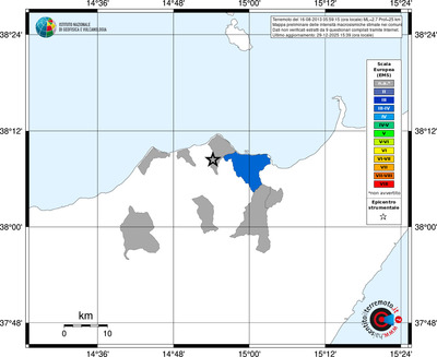 Mappa EMS - territori comuni