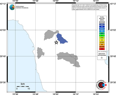Mappa MCS - territori comuni