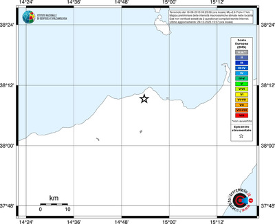 Mappa EMS - territori località