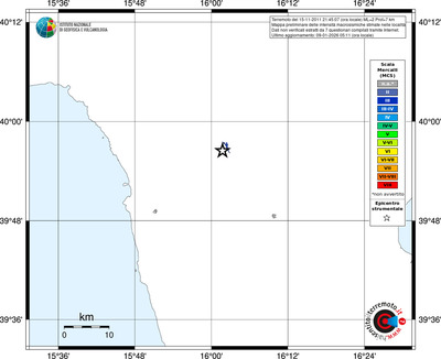 Mappa MCS - territori località
