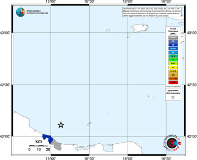 Mappa EMS - territori comuni