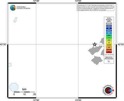 Mappa EMS - territori comuni