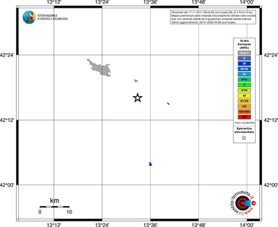 Mappa EMS - territori località